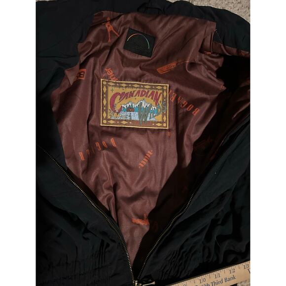 Vintage Bogner Ski Suit Women’s 8 Black Embroidered Mountain Scene Après Ski - Picture 9 of 13